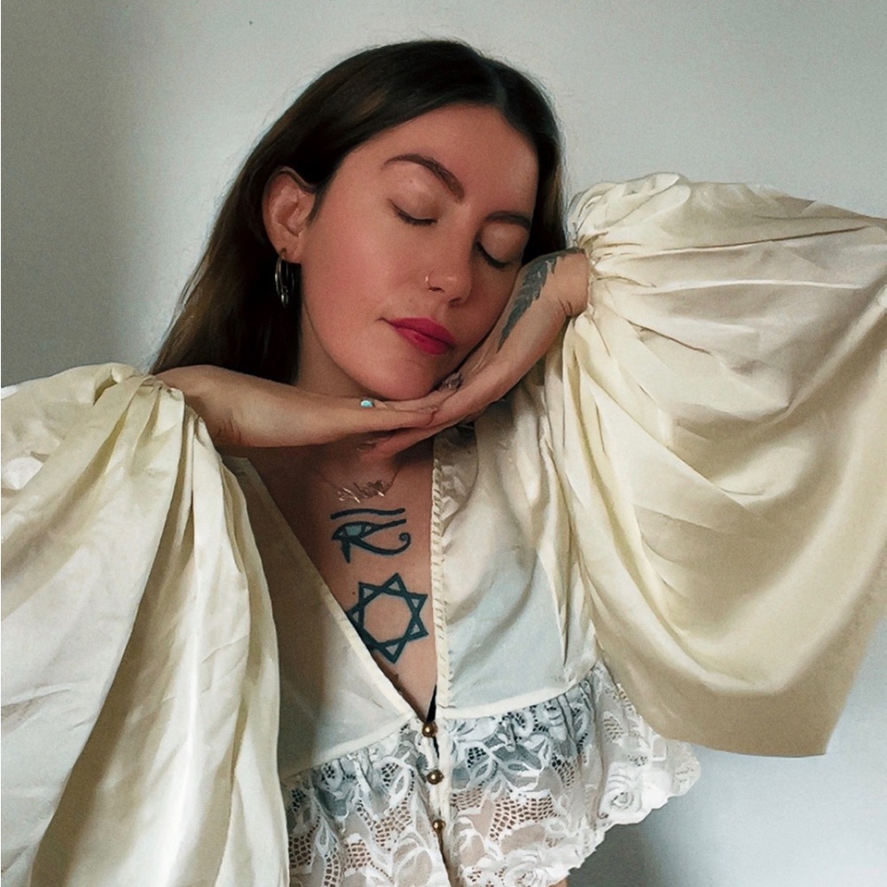 Jaggar and Stone Cream Lace Blouse